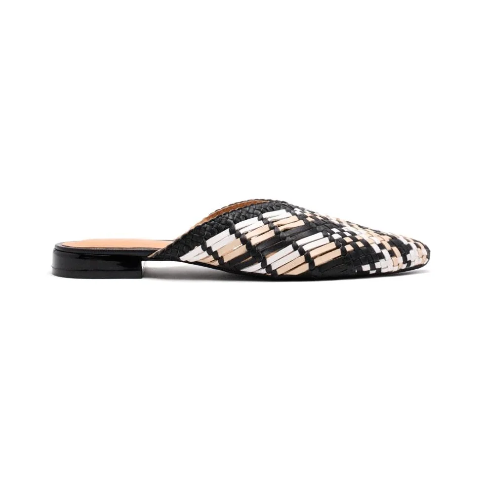 GIOSEPPO Mules Pelle Intrecciata LAGRANGE