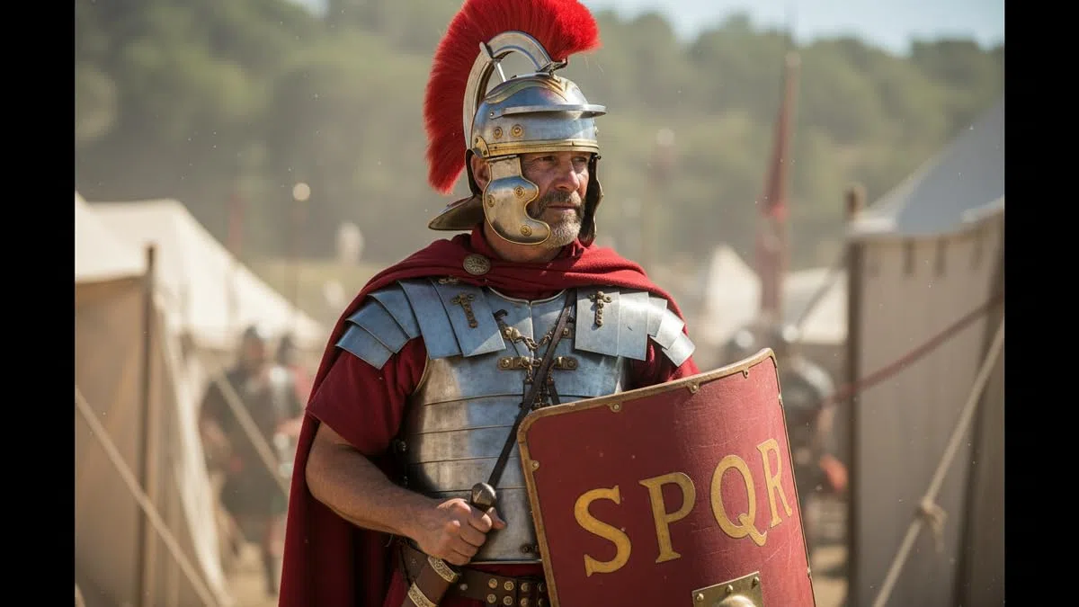 Thor Instruments.Co Elmo da centurione dell'Impero romano, in acciaio cromato, 18 g