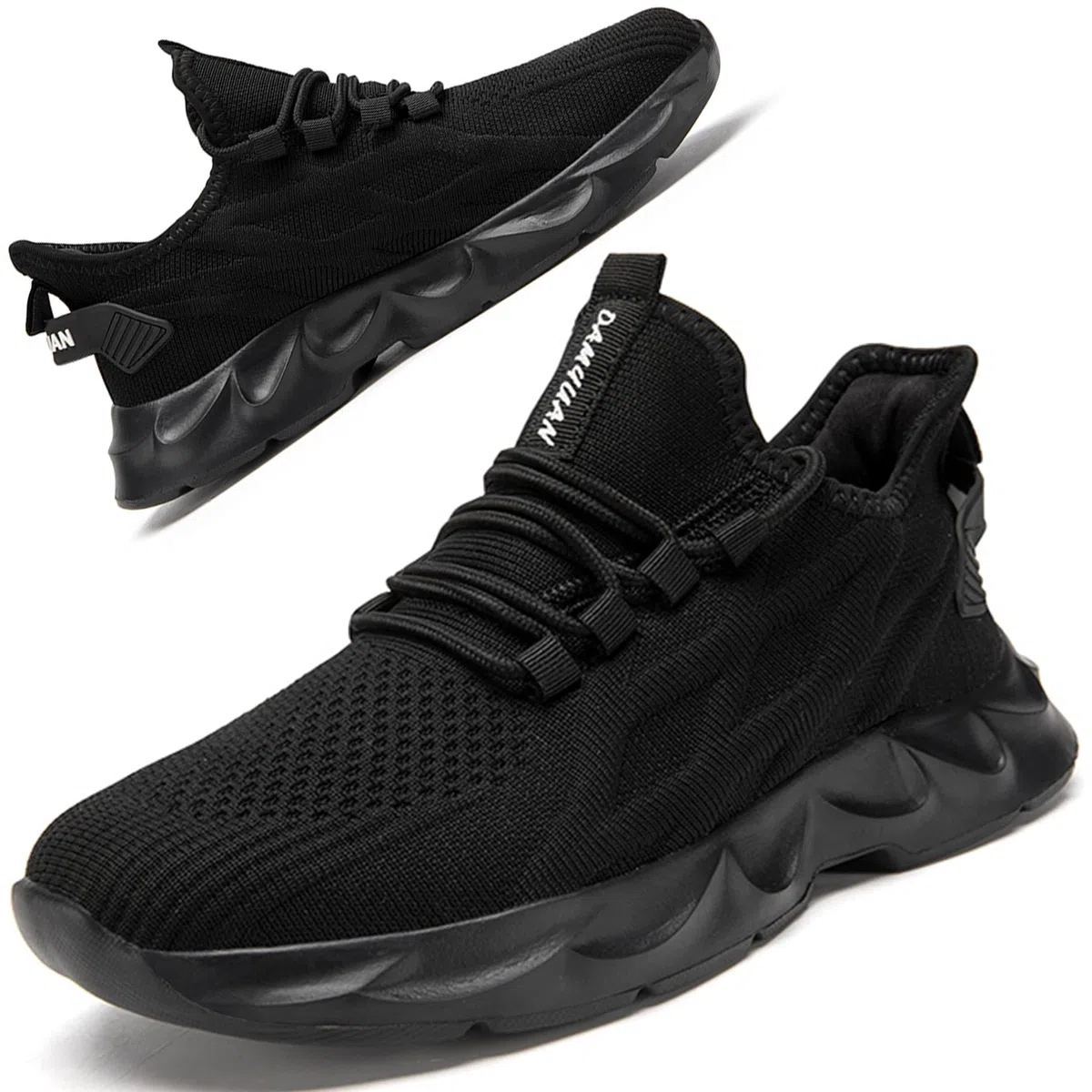 ZGPWZWL Scarpe Donna Sneakers Running Comode Tennis Fitness Palestra Sportive Confortevole Trekking Camminata Scarpe,Nero,39 EU