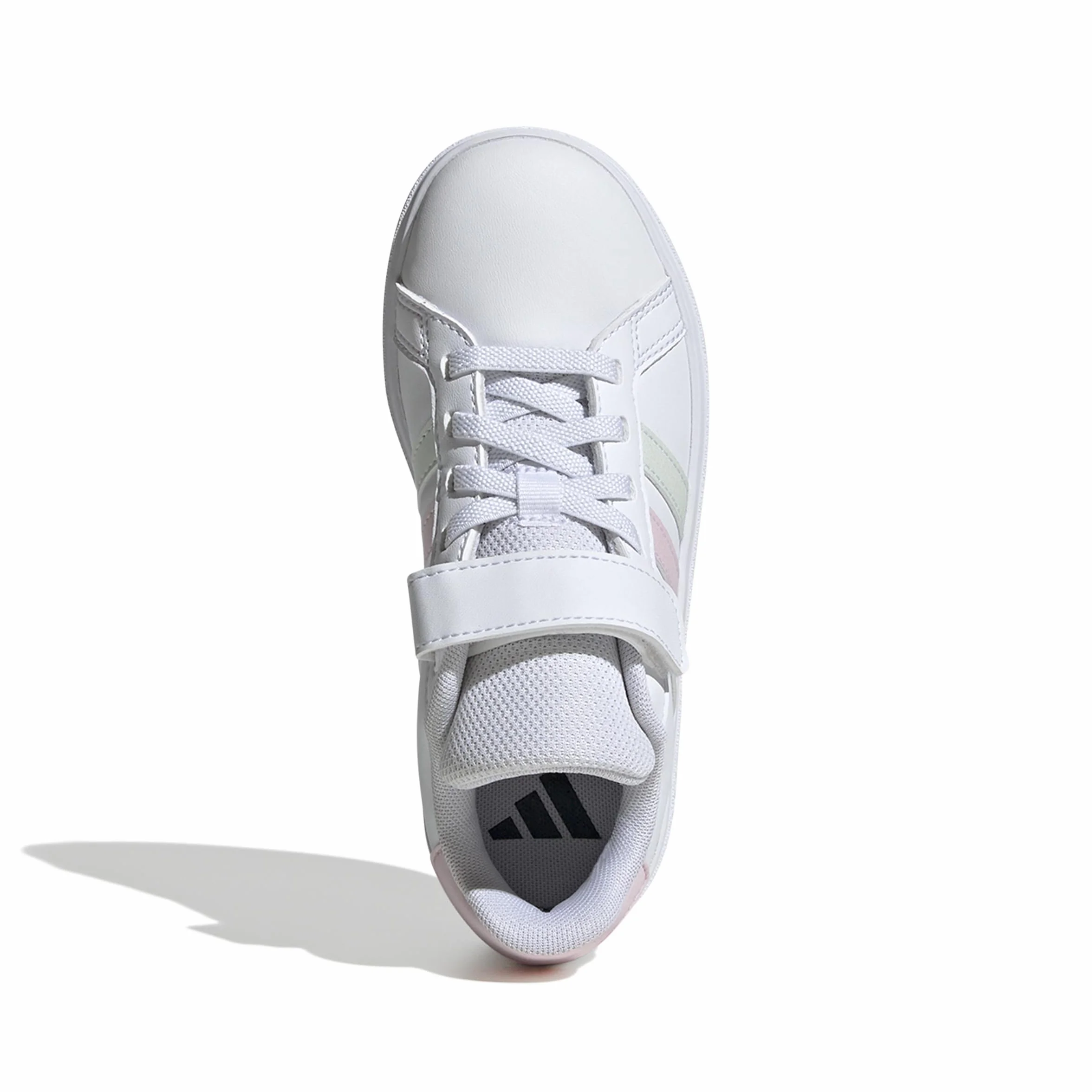Adidas Unisex - Bambini Grand Court 2.0 Shoes Children, Ftwr White/Crystal Jade/Clear Pink, 28 EU