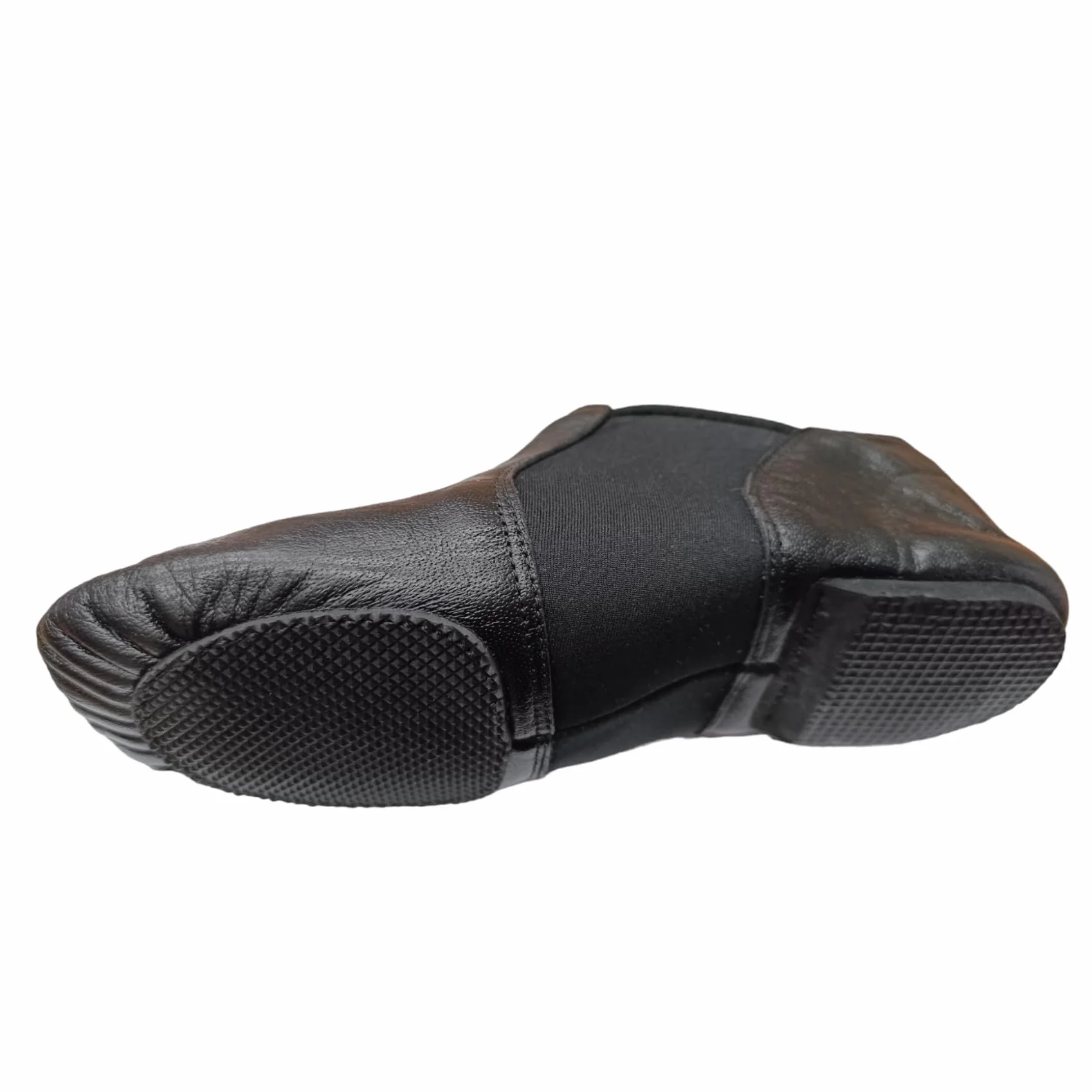Jazz Shoes Slip on Rubber Split Sole Soft Leather Neoprene Modern Stage Fish Style