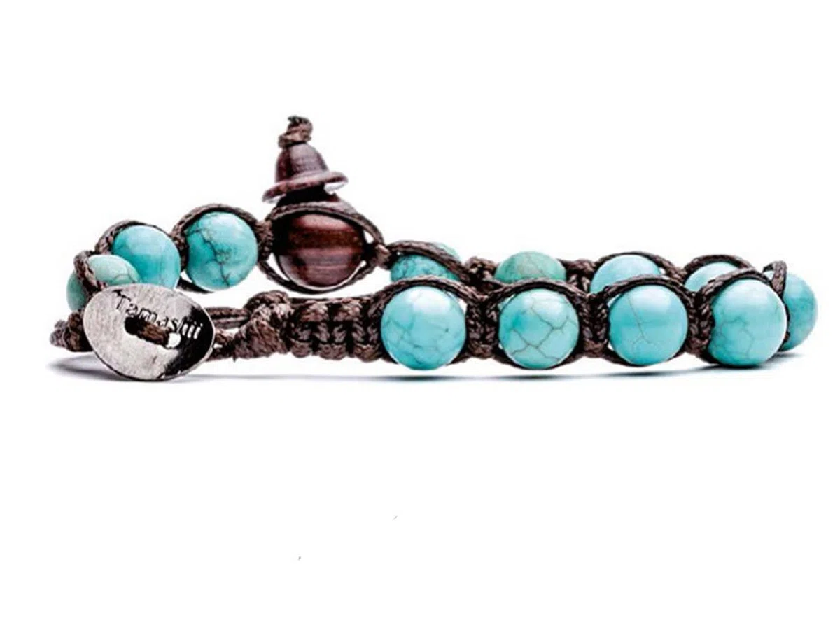 MainApps Bracciale tibetano in turchese