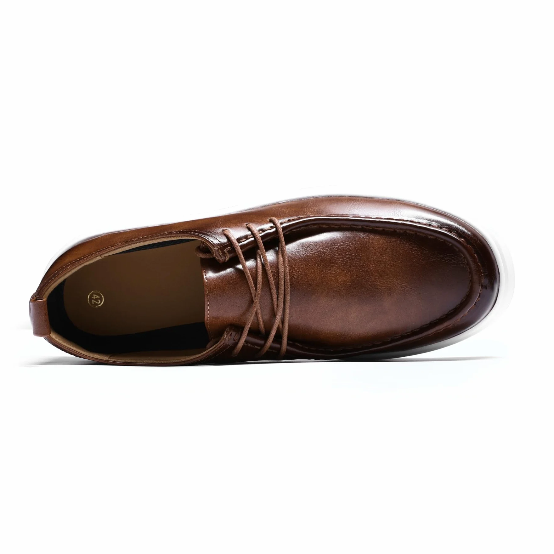 Allthemen Mocassini da Uomo con Lacci Loafer Basse in Pelle Scarpe Eleganti da Barca Casual