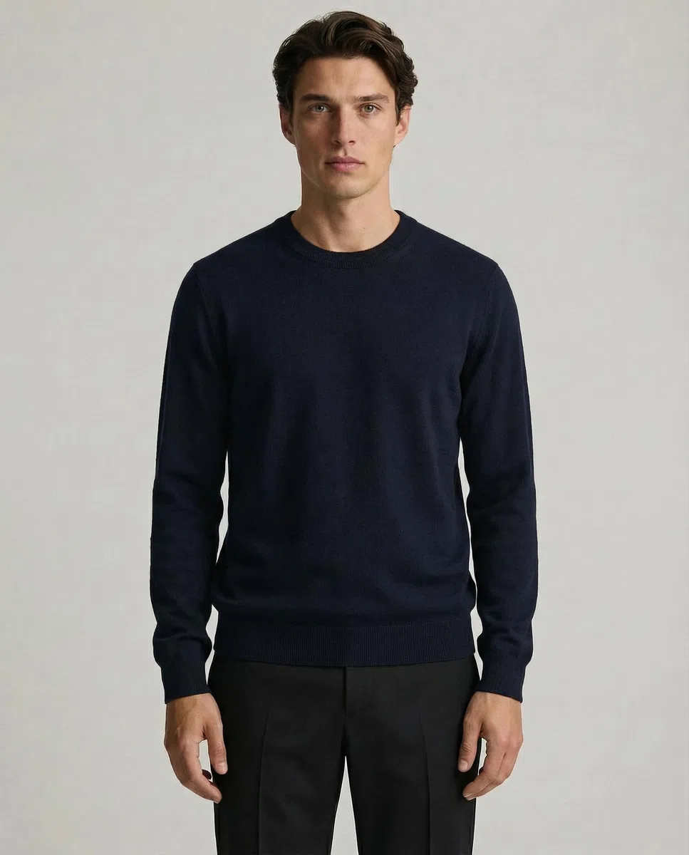 Diana Studio - Girocollo in 100% Cotone, Uomo, Maniche Lunghe, Casual Fit