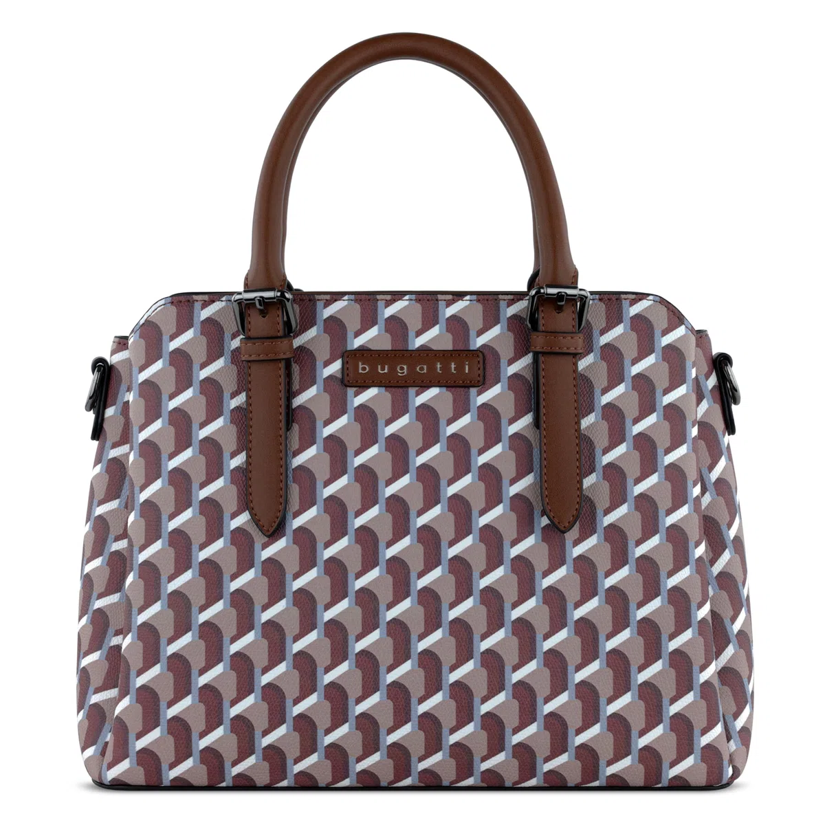 bugatti Ella Borsa da donna, borsa bowling media in similpelle