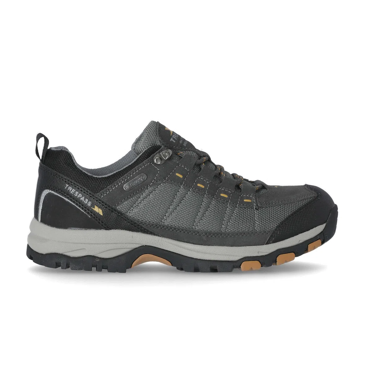 Trespass Scarp B - Scarpe da passeggio da uomo con membrana impermeabile e traspirante, linguetta rinforzata, protezione per le dita dei piedi, intersuola stabilizzante ammortizzata, plantare sagomato