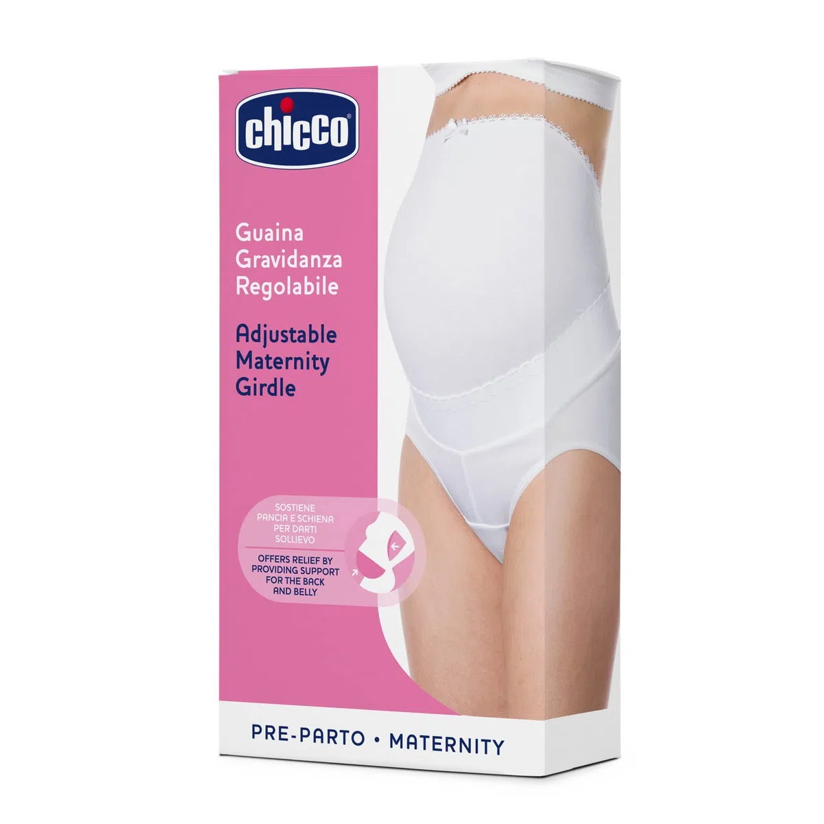 Chicco Guaina Gravidanza, Taglia 4, Bianco