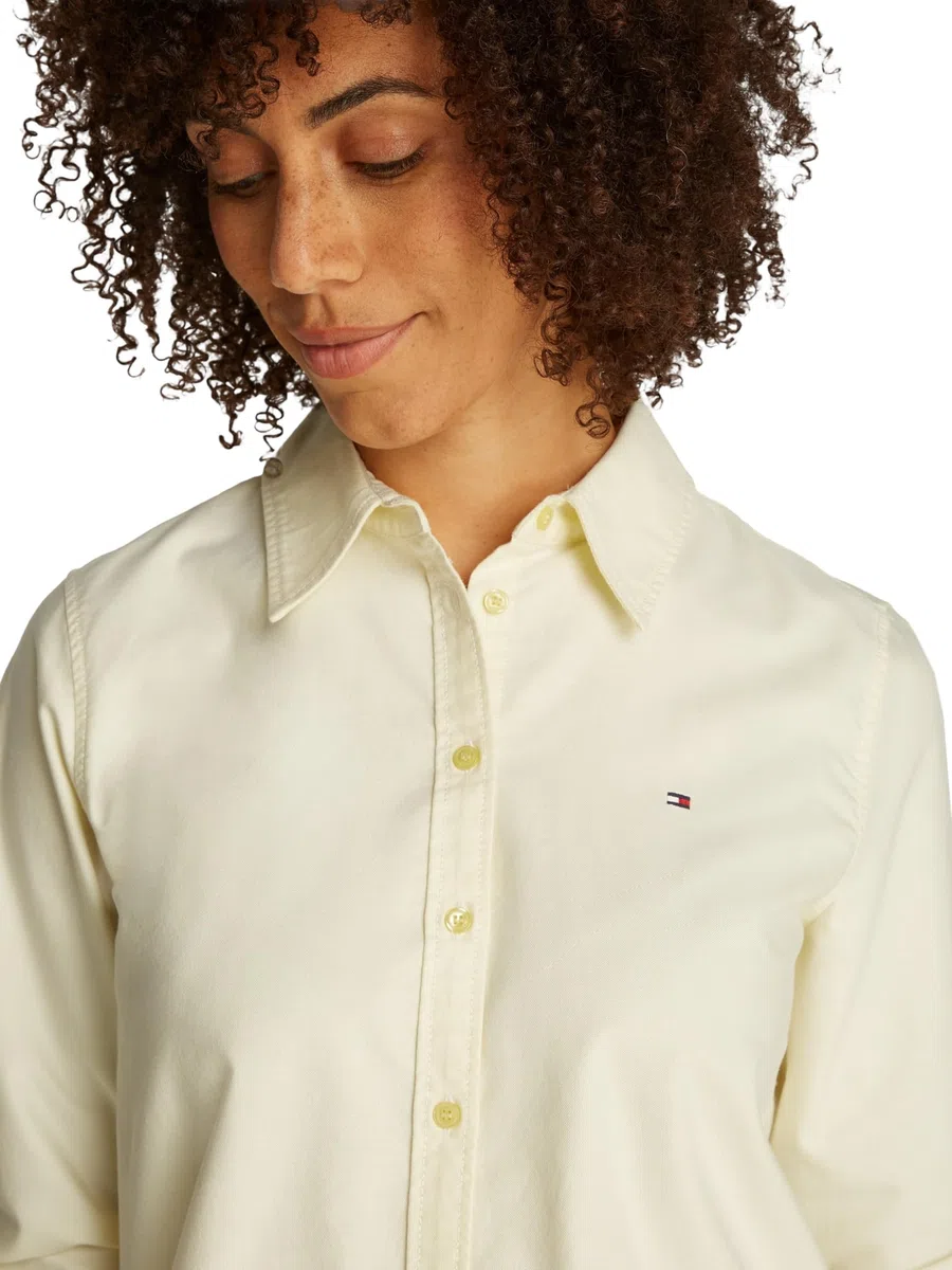 Tommy Hilfiger Donna Camicia Oxford Relaxed Fit