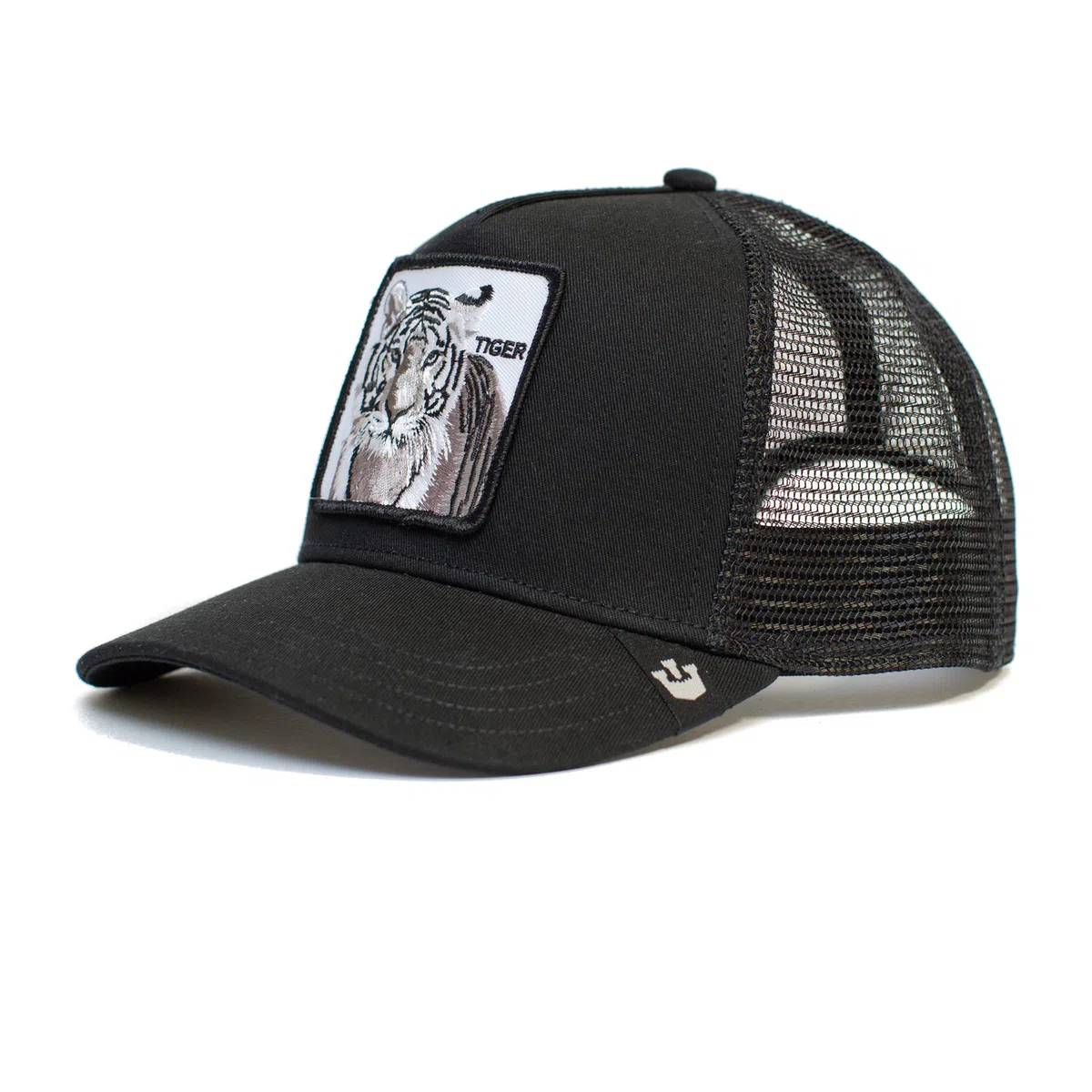 Goorin Bros. Cappello da camionista per bambini, motivo: Earn Your Stripes, nero