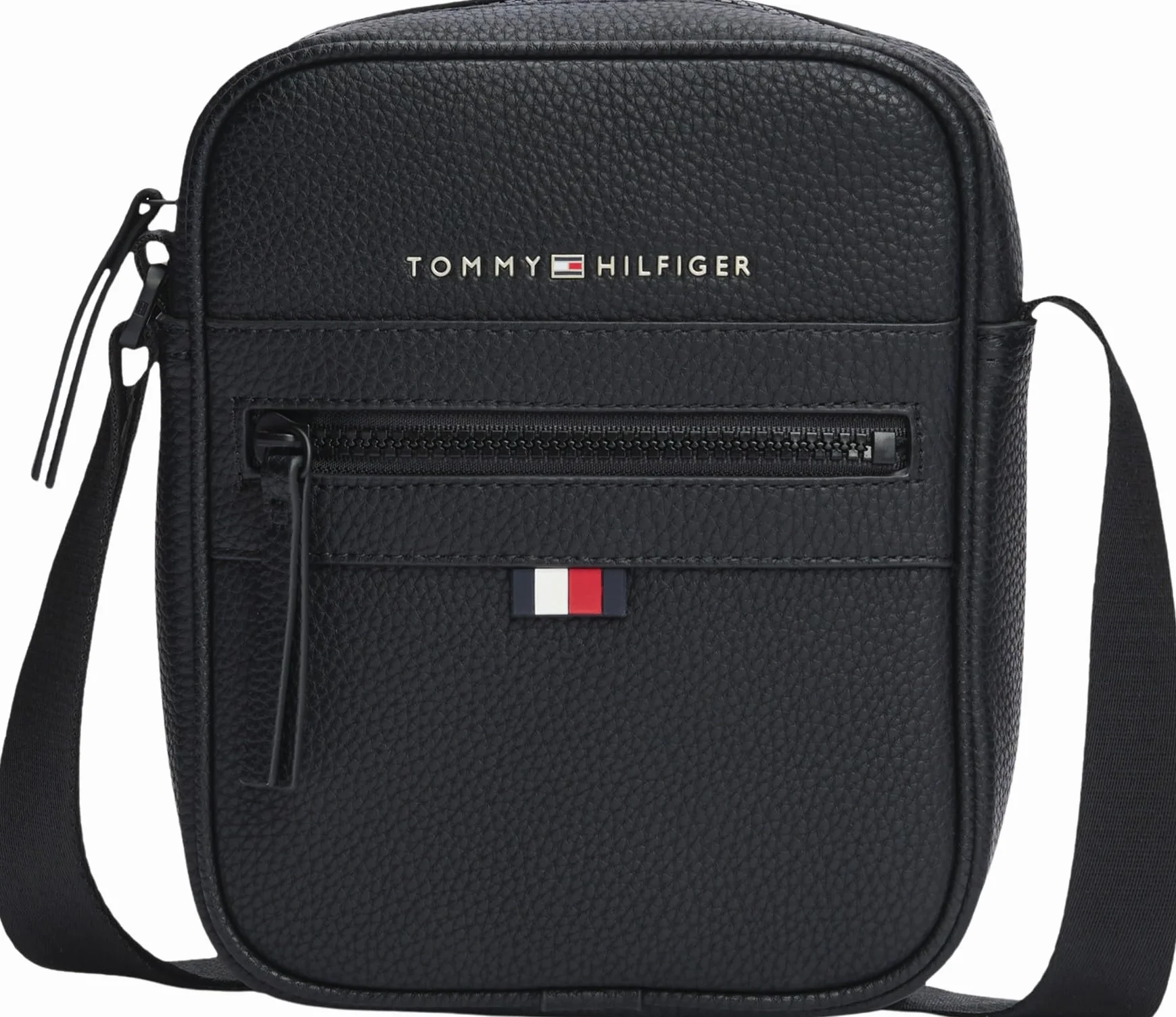 Tommy Hilfiger Uomo Borsa a Tracolla Essential PU Mini Reporter Piccola