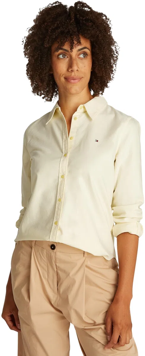 Tommy Hilfiger Donna Camicia Oxford Relaxed Fit