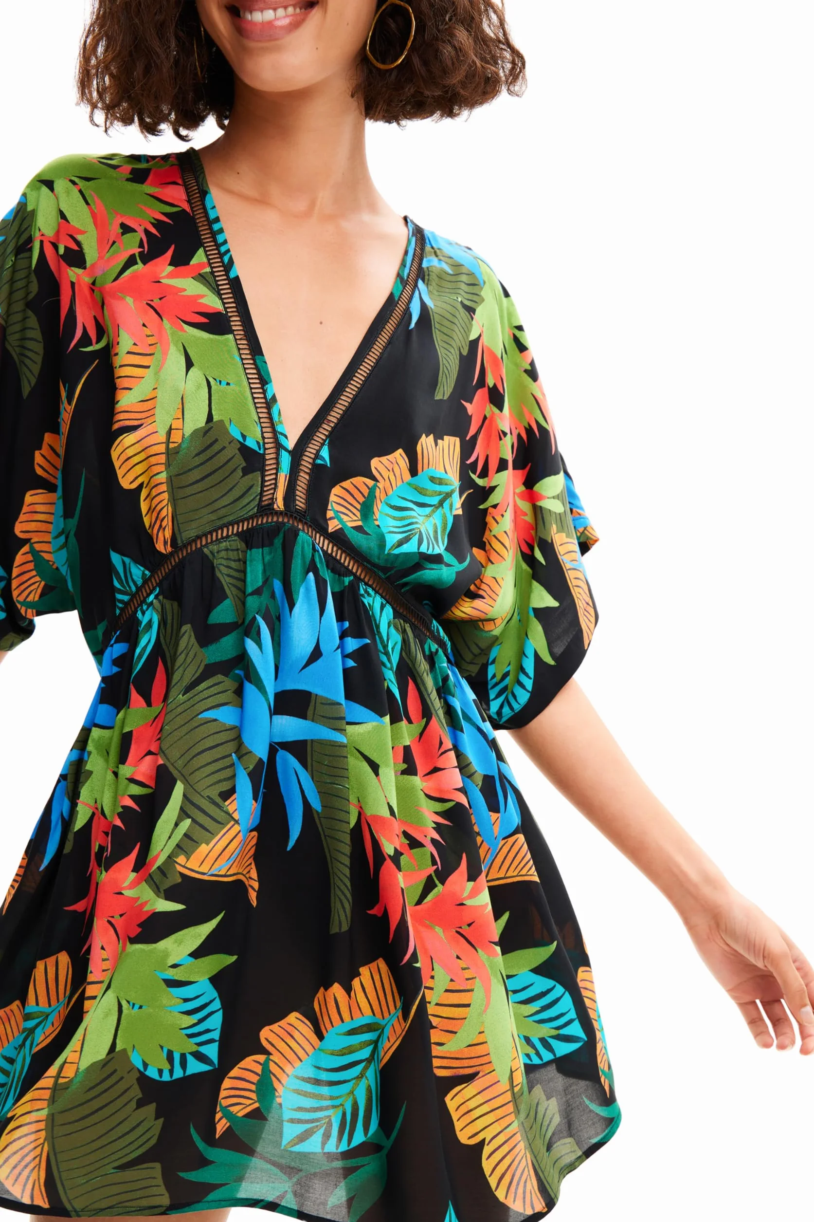 Desigual Swim_Top Tropical Party Bikini Donna