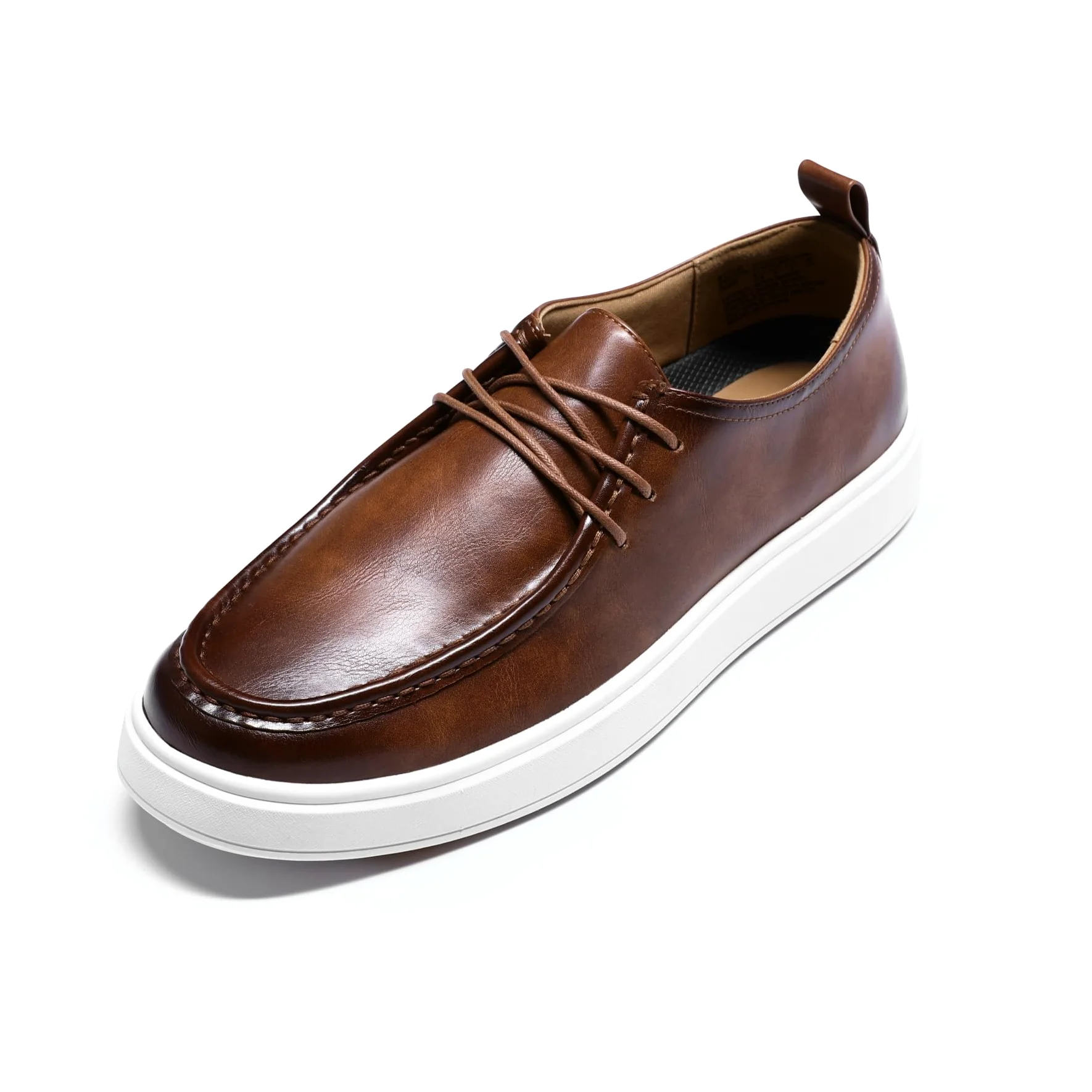 Allthemen Mocassini da Uomo con Lacci Loafer Basse in Pelle Scarpe Eleganti da Barca Casual