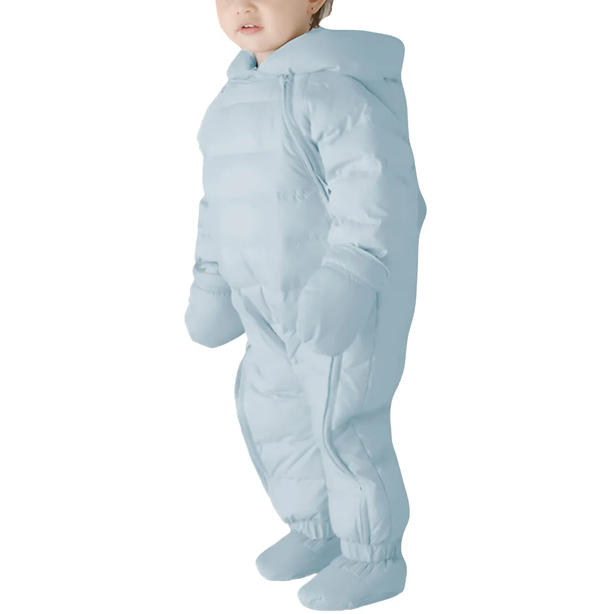 amropi Bambino Tute da Neve Inverno Pagliaccetto con Cappuccio Neonato Body Overall Jumpsuit per 3-24 Mesi