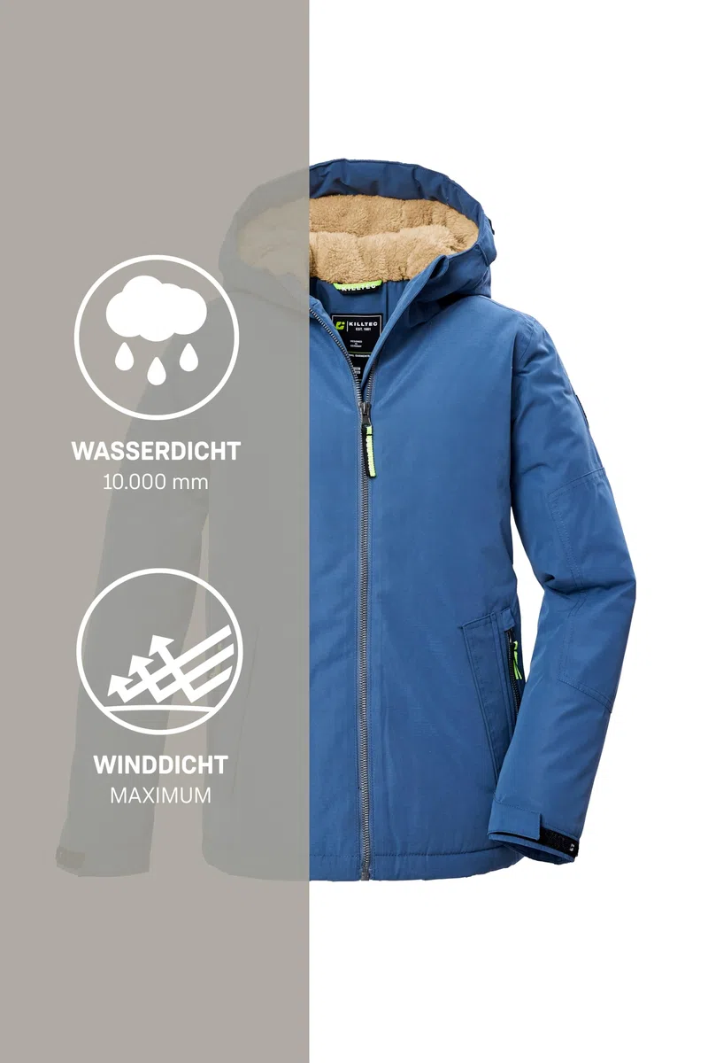 Killtec Kow 377 Bys Jckt Giacca funzionale/giacca invernale con cappuccio Bambini e ragazzi