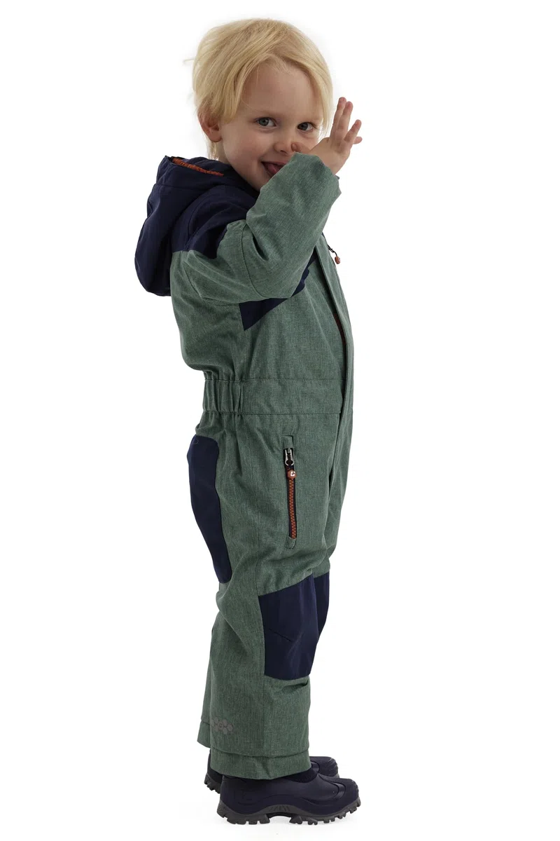Killtec Kesley Mini Tuta da sci/tuta da neve con cappuccio e ghetta antineve Unisex - Bambini e ragazzi