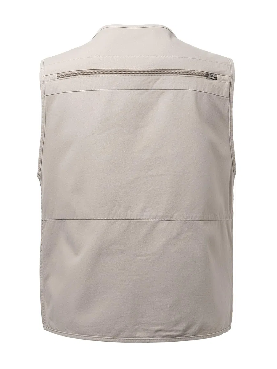 Gilet da Pesca da Uomo Safari Estivo Gilet da Fotografo Senza Maniche Caccia Sportivo Giubbino