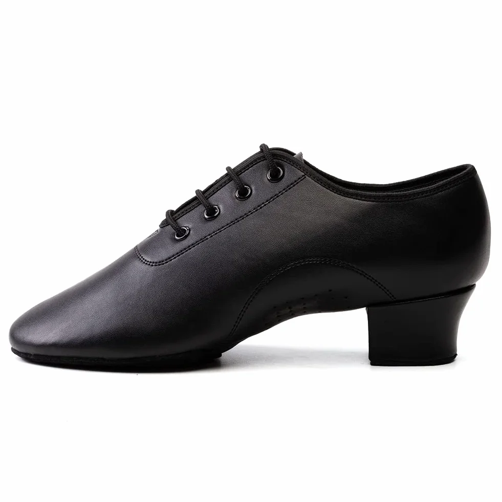 HIPPOSEUS Scarpe da Ballo Latino Americano Suola Spaccata Uomo Tacco Basso