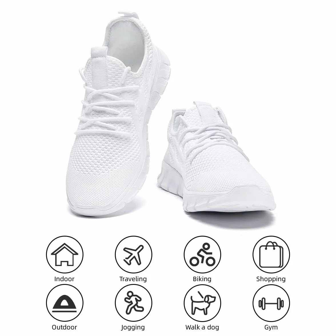 Sneakers Uomo Running Scarpe Ginnastica Camminata Casual Jogging Trekking Tennis Outdoor Fitness Sportive Leggere Traspiranti