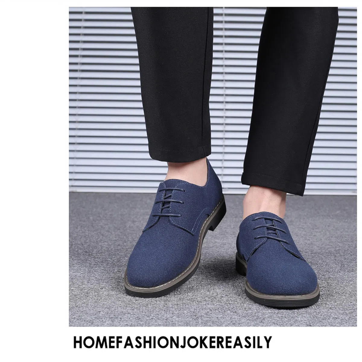 Invernali ElegantiScarpe da Uomo Stringate Classiche in Pelle Scamosciata da Uomo Scarpe Basse in Velluto Oxford Traspiranti da Lavoro Britanniche