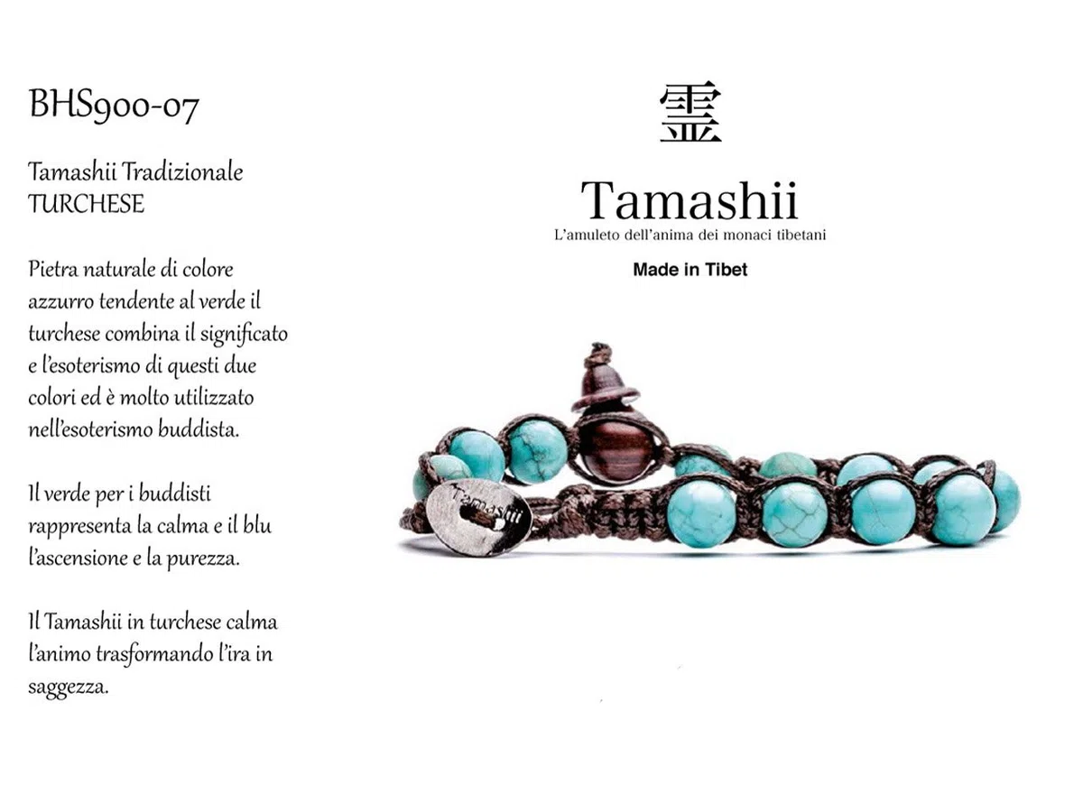 MainApps Bracciale tibetano in turchese