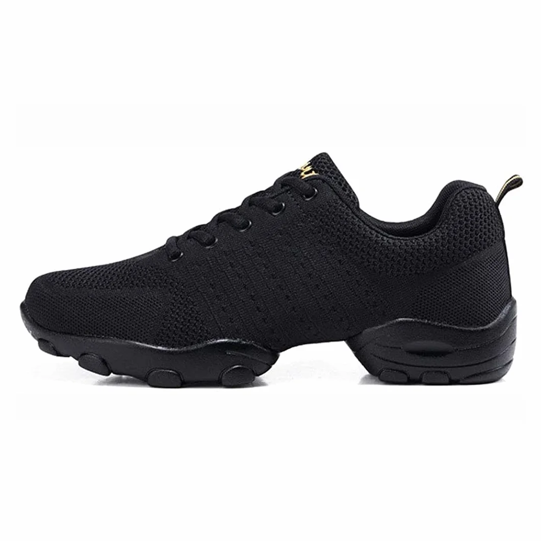 Scarpa Jazz Uomo Pelle Traspirante Scarpe da Ballo Latine Nero 44 EU