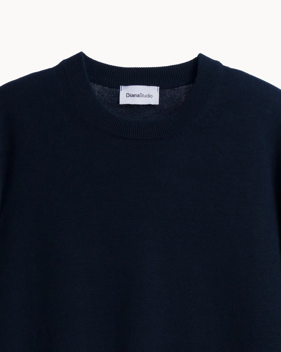 Diana Studio - Girocollo in 100% Cotone, Uomo, Maniche Lunghe, Casual Fit