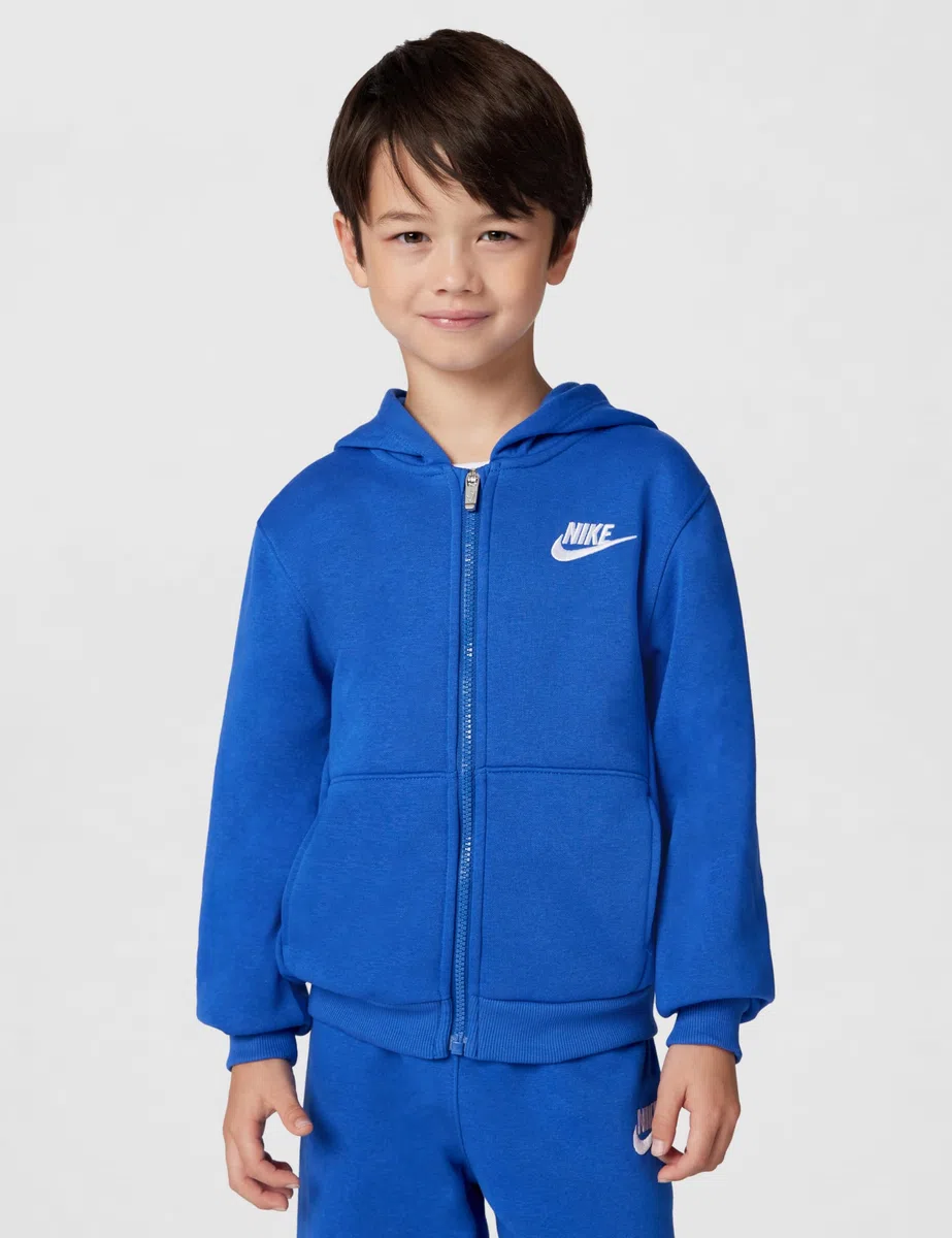 Nike Tuta da Bambini Club Fleece Zip Blu