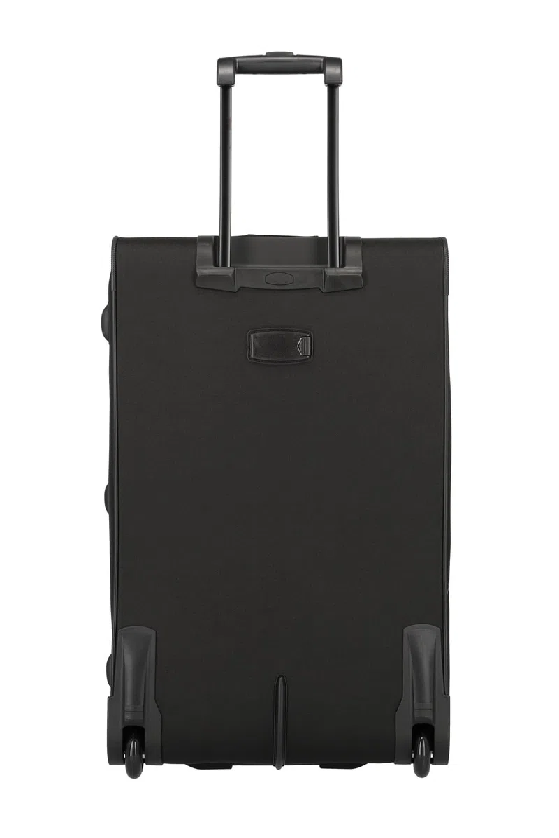 paklite Valigia da viaggio con 2 ruote, grande valigia con rotelle, ORLANDO, trolley classico in softshell dal design senza tempo, 73 cm, 80 L