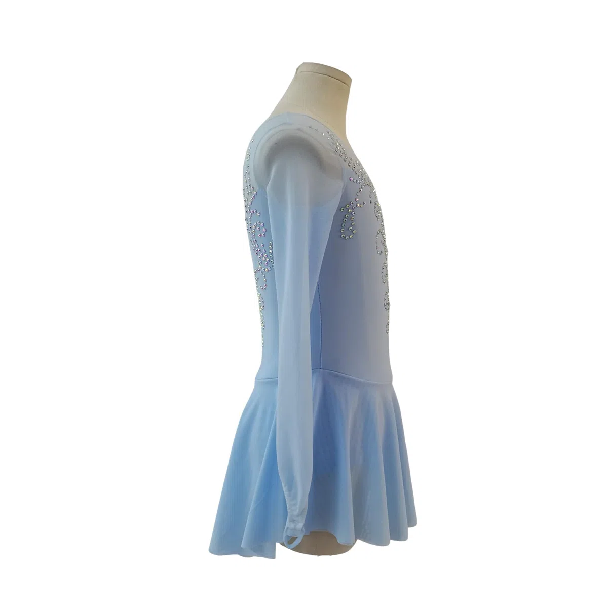 LIUHUO Vestito da pattinaggio di figura per bambine e adulti, per allenamento