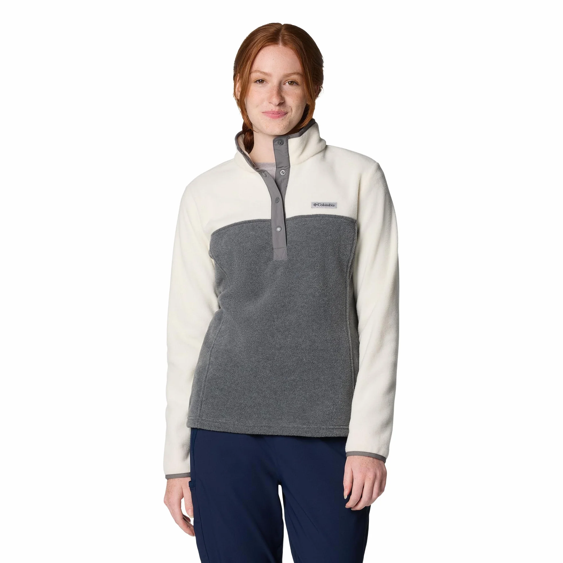 Columbia Benton Springs 1/2 Snap Pull Over II Felpa in Pile Donna