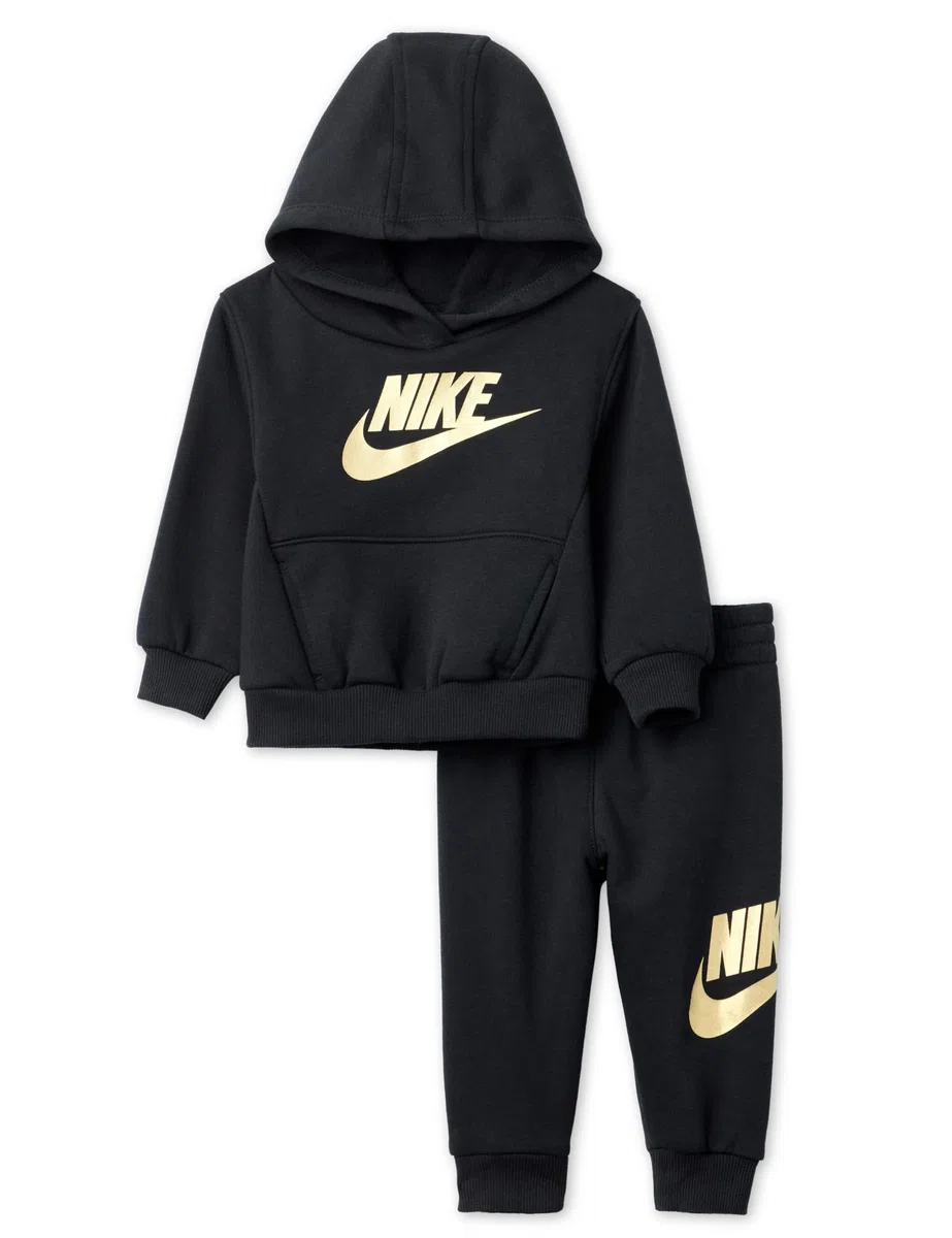 NIKE Tuta da Neonati Club Fleece Nera Codice 66L135-G0G