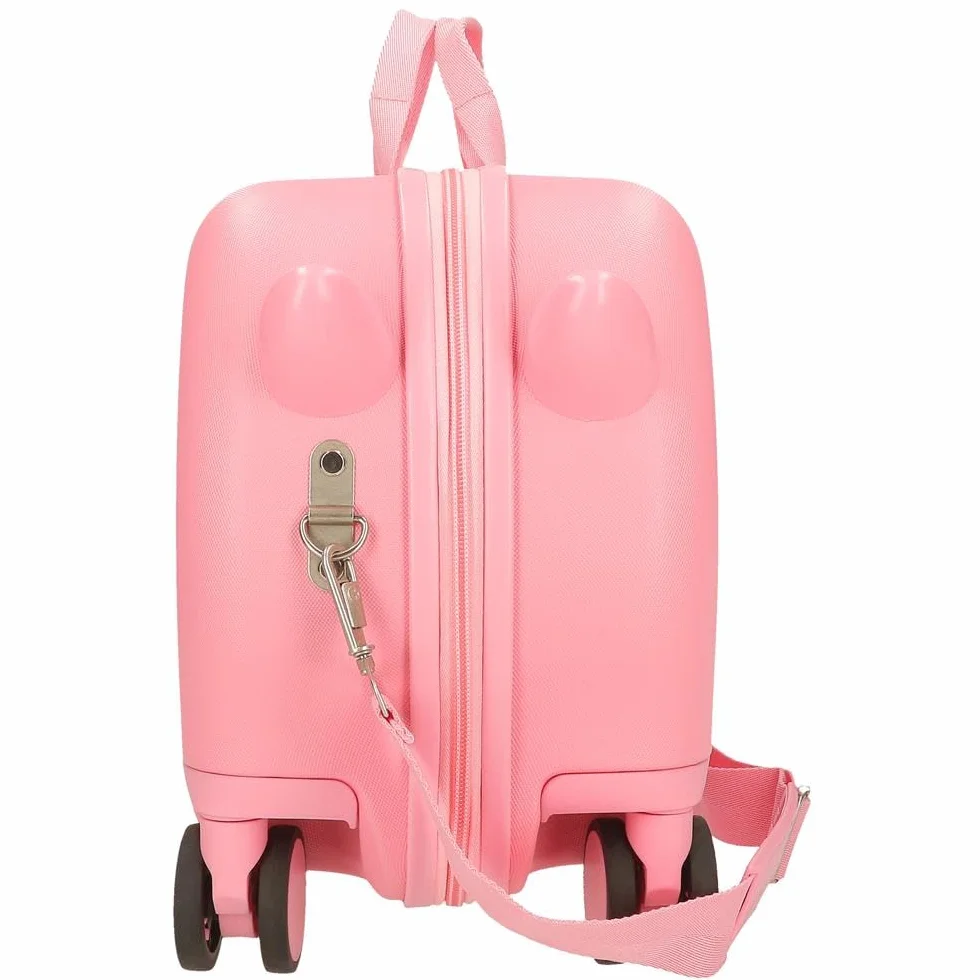 Disney Joumma Bags, Minnie Imagine, Valigia Cabina, Valigia per bambini, Realizzato in ABS, un materiale, Quattro Ruote Doppie di Giro multidirezionale, Chiusura a combinazione laterale., Rosa