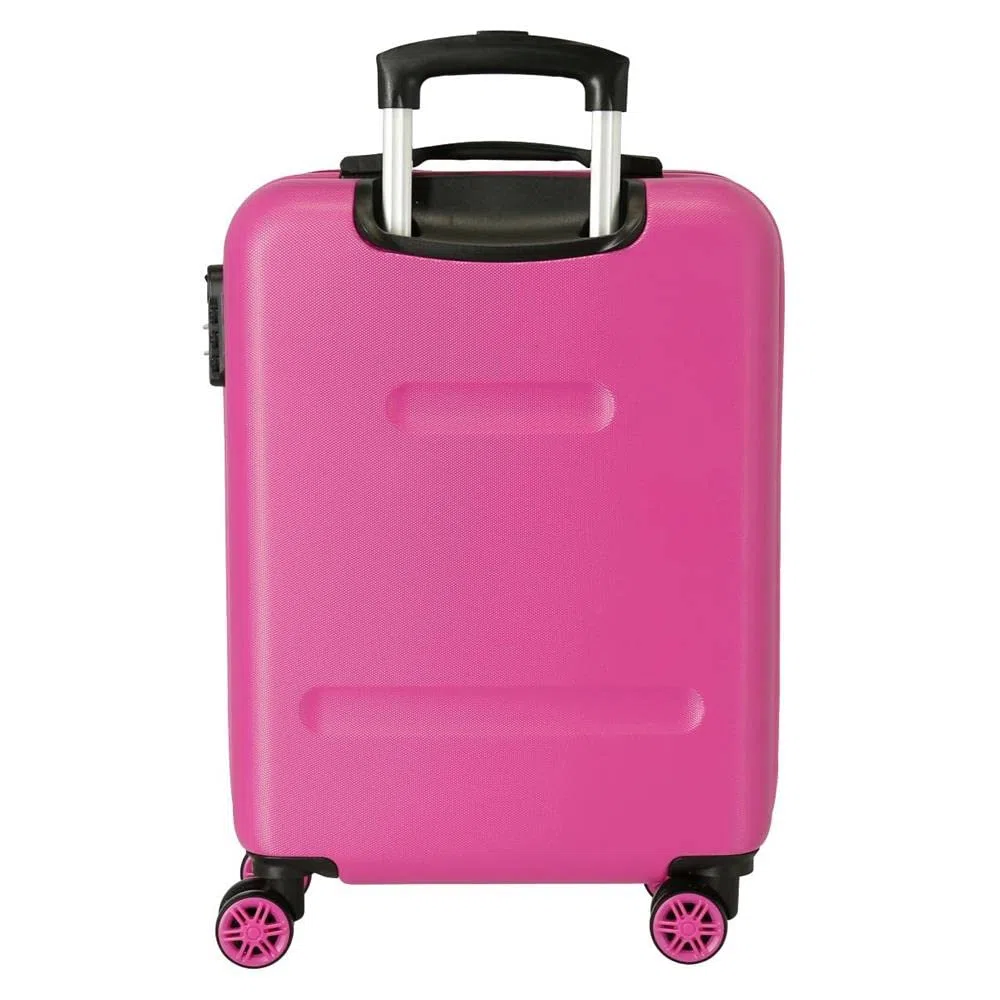 MOVOM Be Happy, Trolley Rigido Cabina 55m Bambine E Ragazze, Multicolore, Media