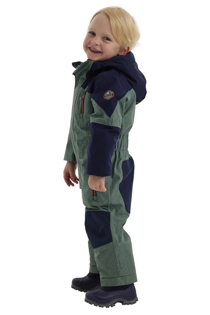 Killtec Kesley Mini Tuta da sci/tuta da neve con cappuccio e ghetta antineve Unisex - Bambini e ragazzi