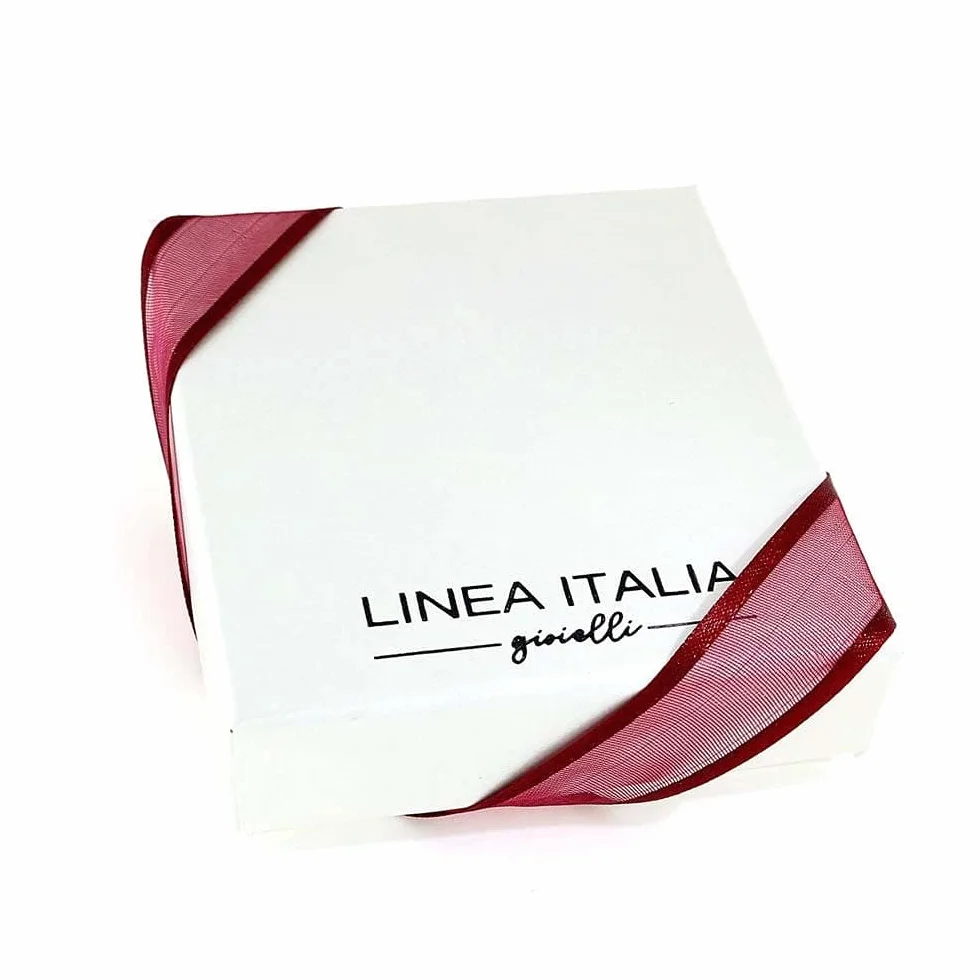 Linea Italia Gioielli - Collana Rosario Girocollo in Argento 925 con Croce e Medaglietta Madonna - Made In Italy