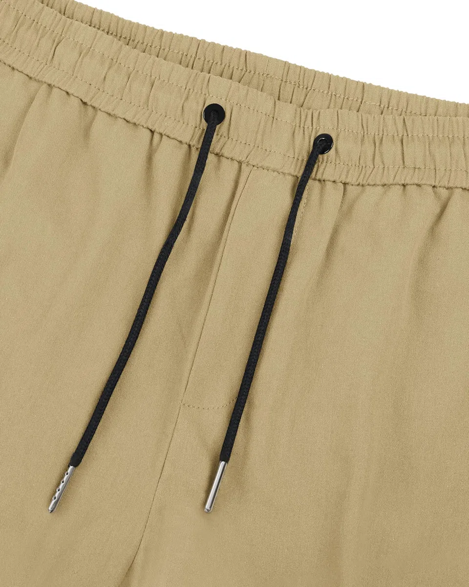 TARAINYA Pantaloncini Uomo in Cotone Morbido con Cordino Regolabile e Tasche Laterali