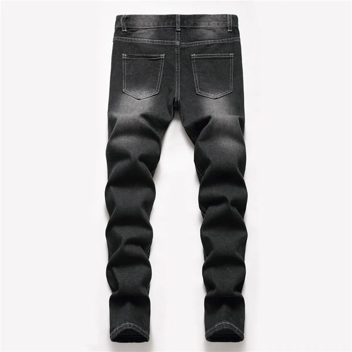 Jeans da ragazzo skinny fit strappato in denim invecchiato pantaloni alla moda slim gamba pantaloni per bambini dai 3 ai 16 anni abbigliamento casual