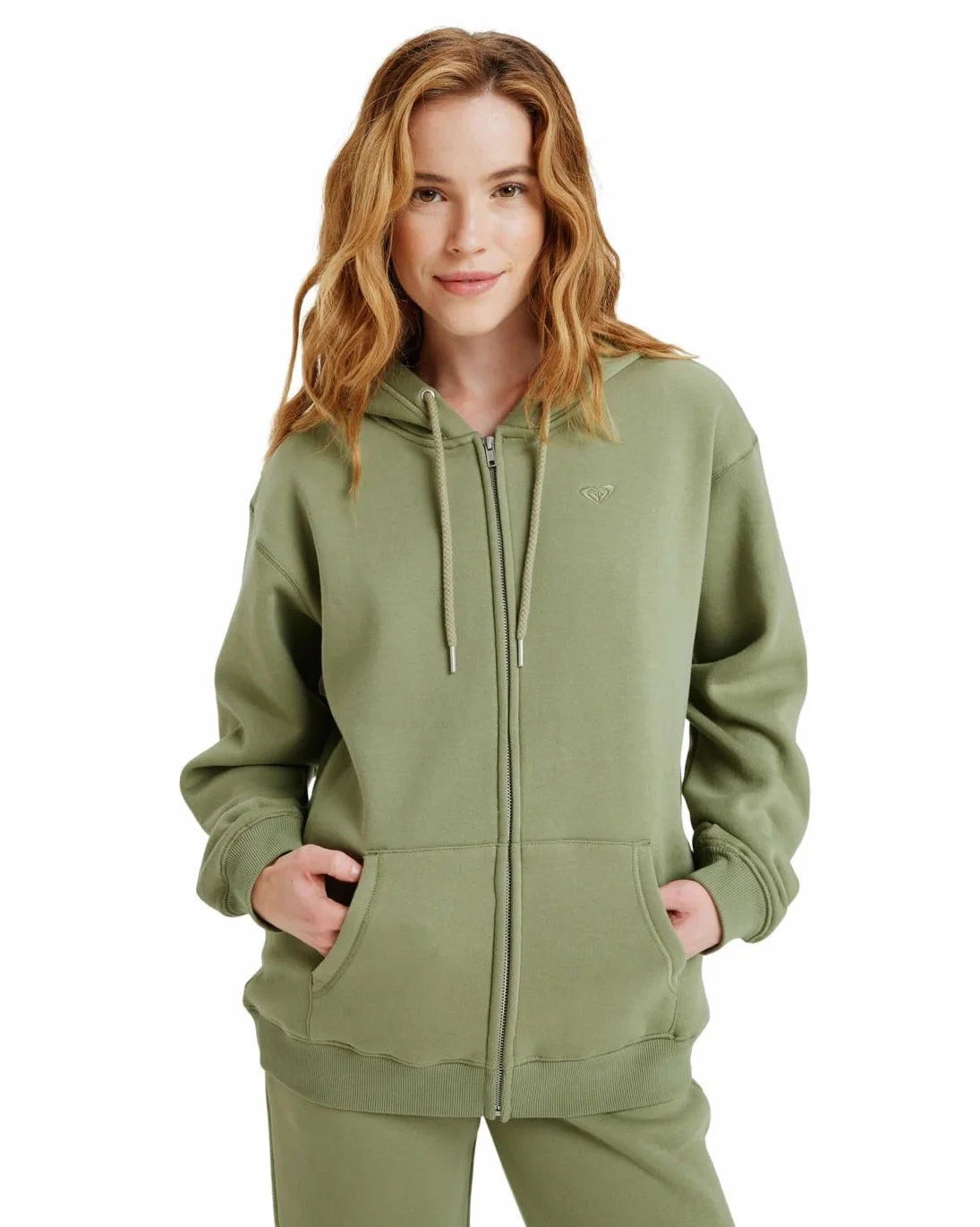 Roxy Surf Stoked Zipped Brushed Maglione Cardigan Donna (Pacco da 1)