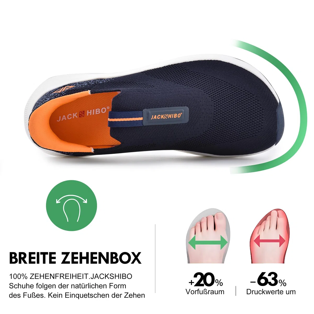 JACKSHIBO Scarpe Unisex minimalistiche da Uomo a Piedi Nudi, Scarpe da Trail da Trail da Donna, Suola a Goccia Zero