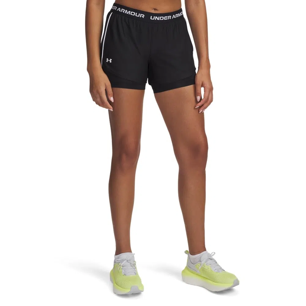 Under Armour Tech Play UP 2IN1 Shorts Black Small