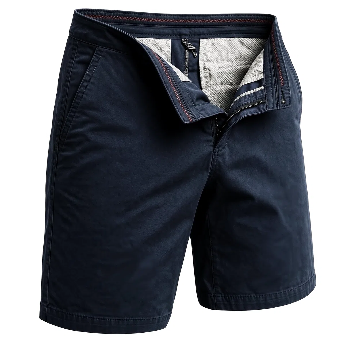 TONY BACKER Pantaloncini Corti Uomo Chino Bermuda Tinta Unita Cotone 1633