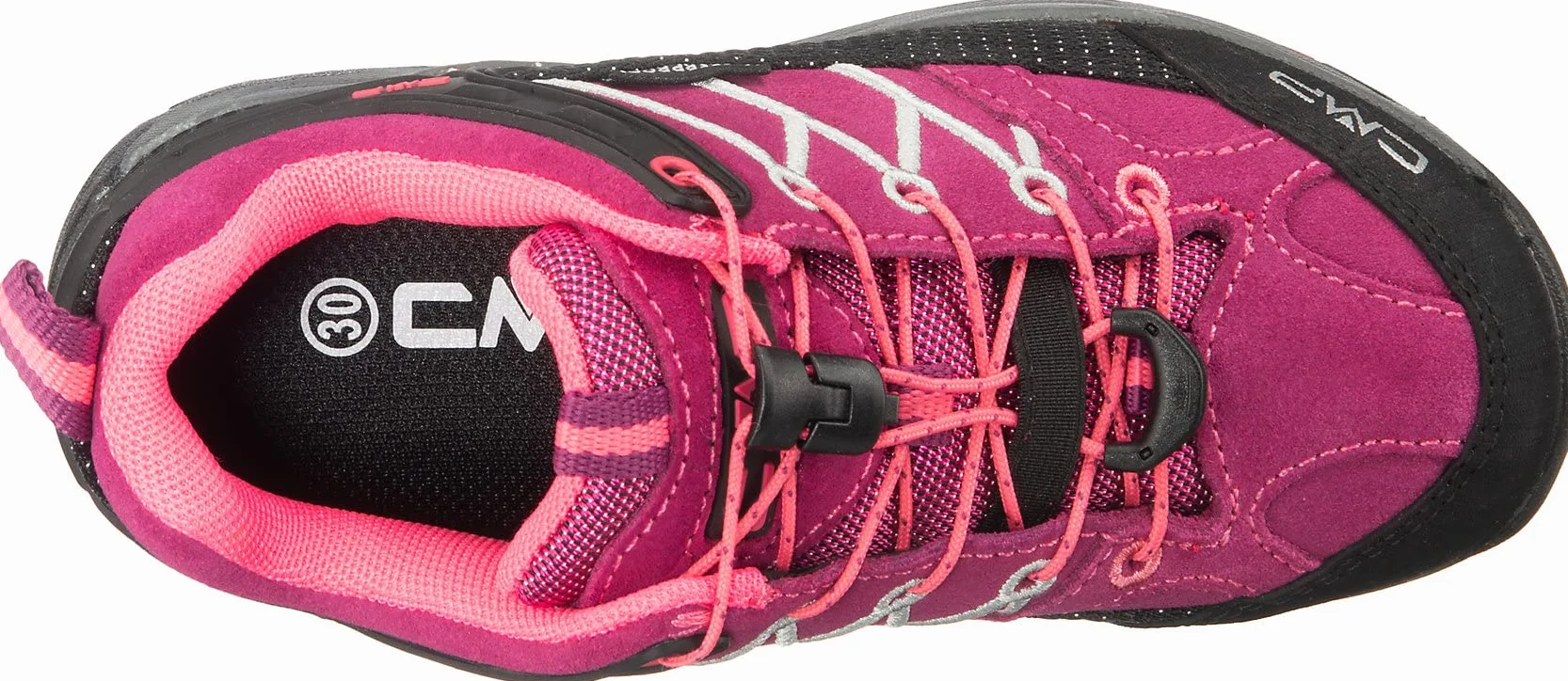 CMP Kids Rigel Low Trekking Shoes Wp, Scarpe da trekking Unisex - Bambini e ragazzi, Berry-Pink Fluo, 37 EU