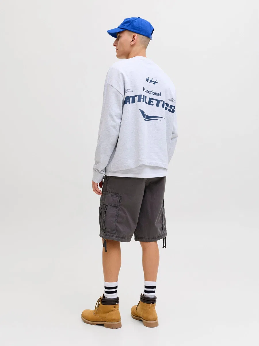Jack & Jones - Jpstcole Frank Cargo Short Mid SN, Jpstcole Frank - Pantaloncini Cargo Mid SN Uomo