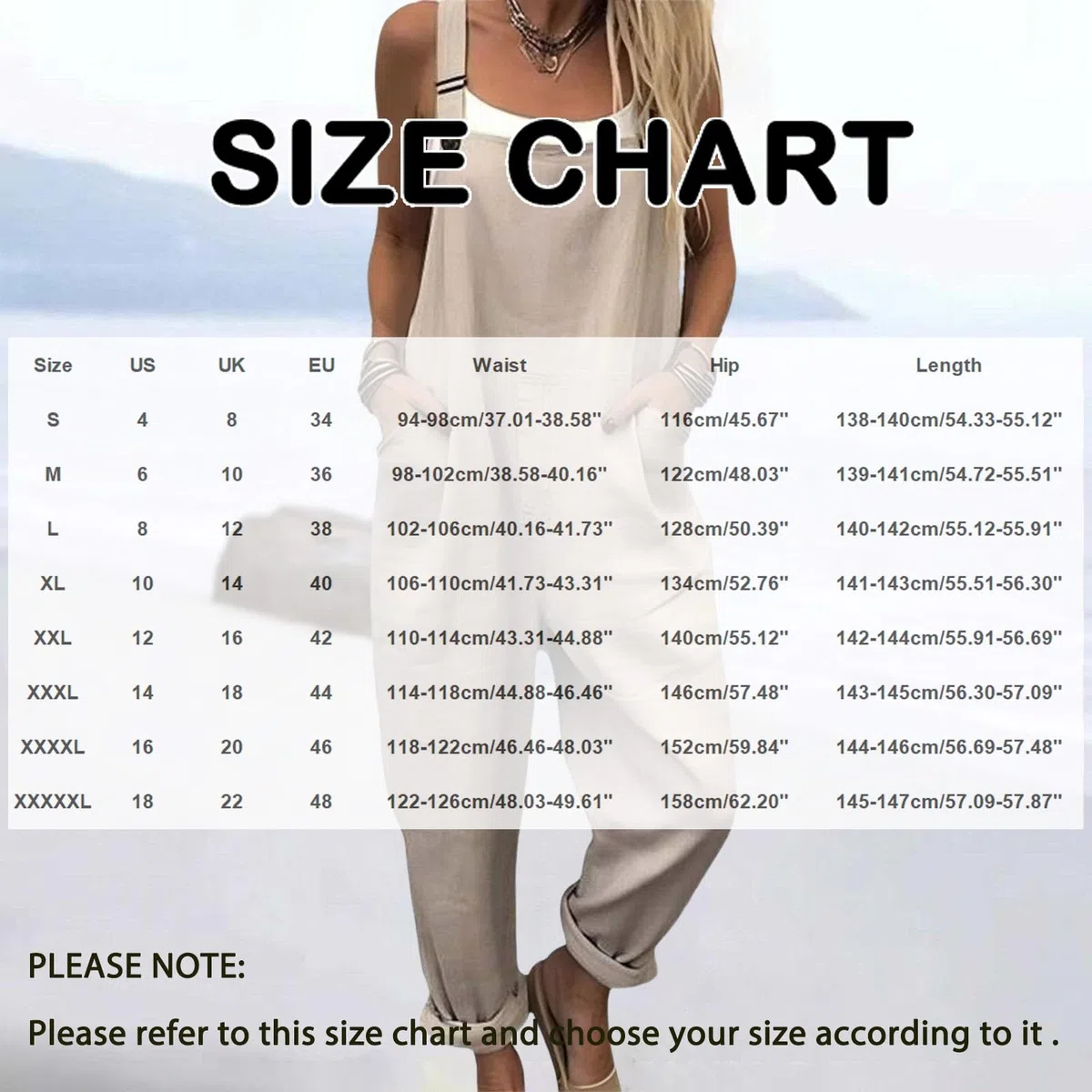 Generico Salopette Donna Estiva Lunga Elegante Tuta Jumpsuit Intera Curvy Casual Moda Stampa Jumpsuits Comoda Larga Pantaloni Da Lavoro Con Tasca Leggera Baggy Salopettes Casa, Playsuit Spiaggia