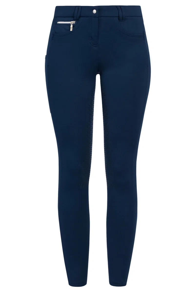 RIDERS CHOICE RidersDeal Collection - Pantaloni da equitazione invernali da donna in pile con inserti in silicone