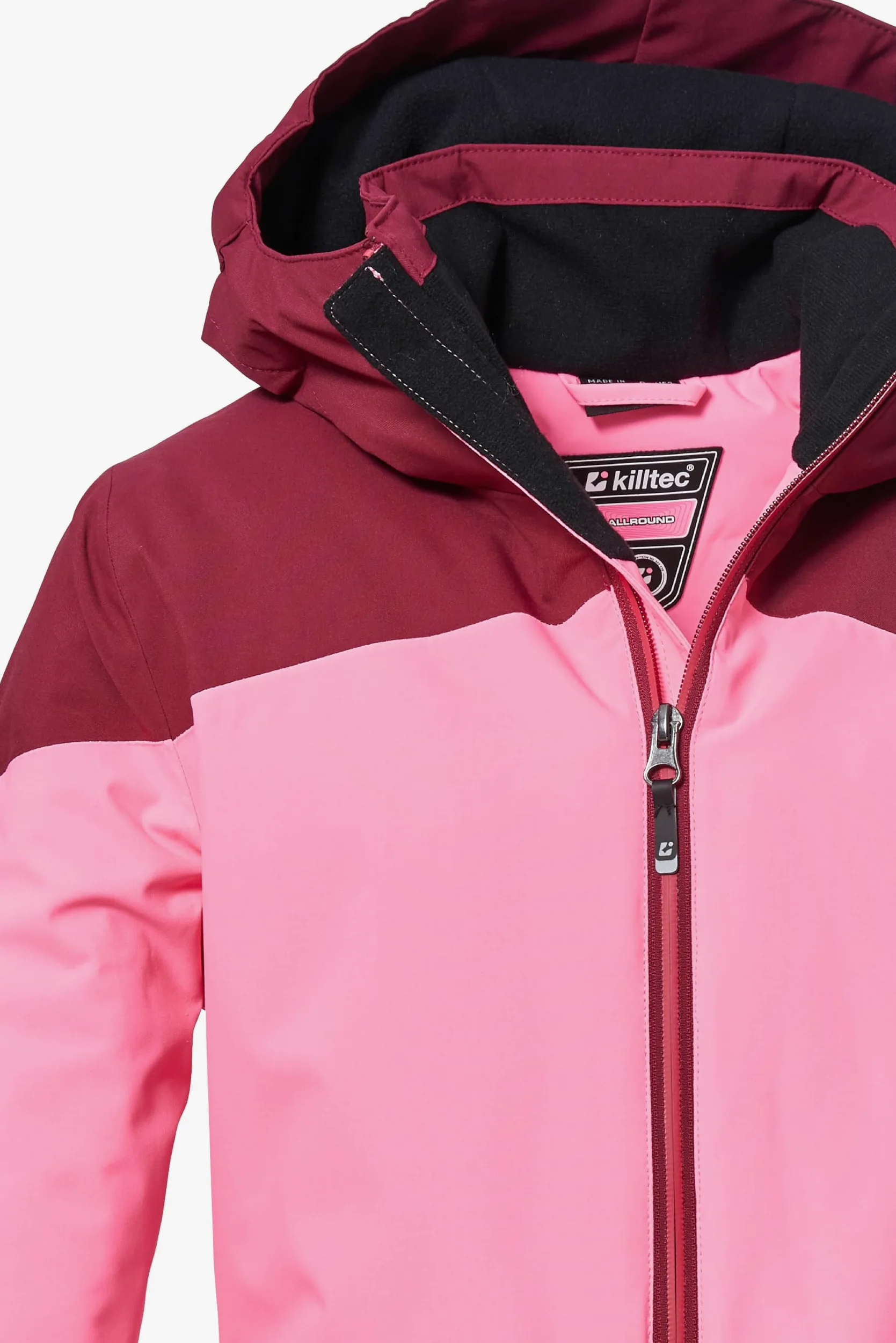 Killtec Ksw 151 Grls Ski Jckt Giacca da sci impermeabile/giacca funzionale con cappuccio e ghetta antineve Girl´s