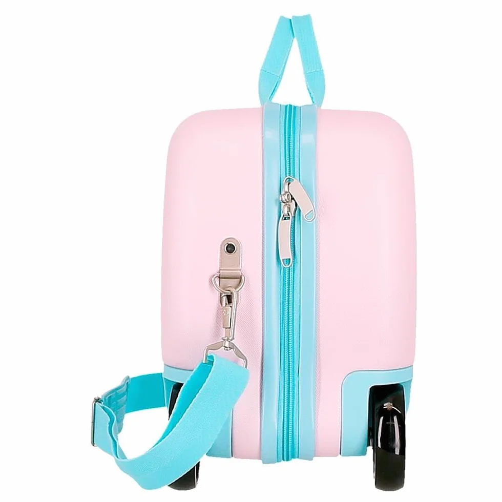 Disney Joumma Bags, Minnie Imagine, Valigia Cabina, Valigia per bambini, Realizzato in ABS, un materiale, Quattro Ruote Doppie di Giro multidirezionale, Chiusura a combinazione laterale., rosa chiaro