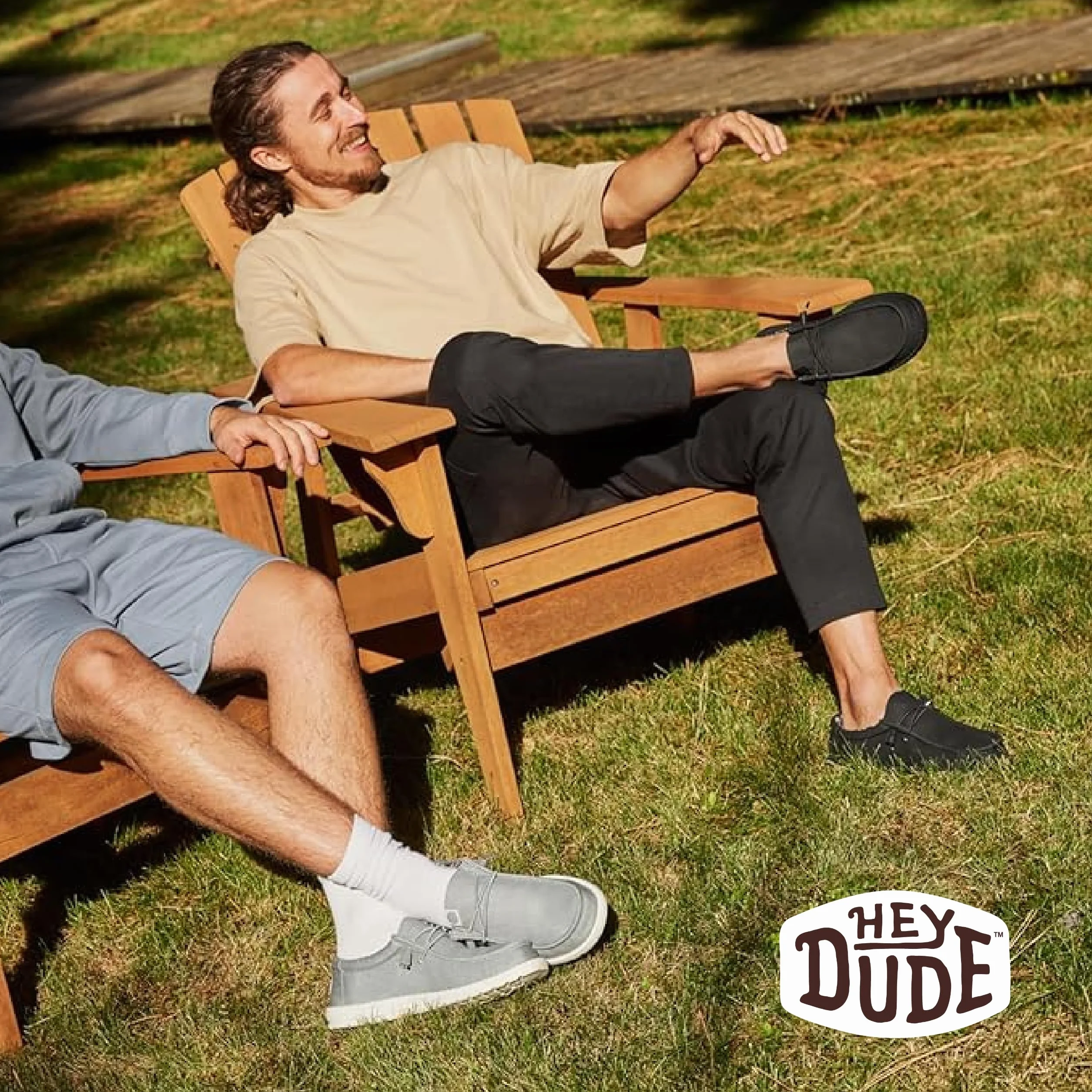 HEYDUDE Wally Canvas, Moccasin Uomo