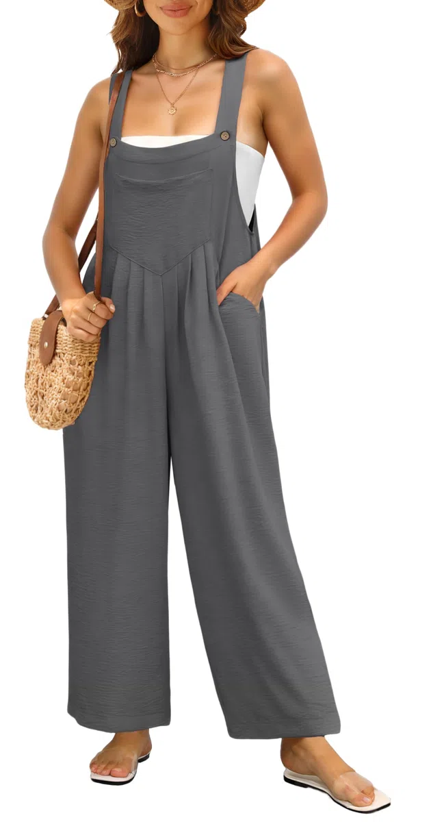 IWOLLENCE Salopette da donna per l'estate del Regno Unito, tuta tutina per gravidanza, maternità, sciolta, casual, da indossare per le vacanze, con tasche laterali, cinghie regolabili
